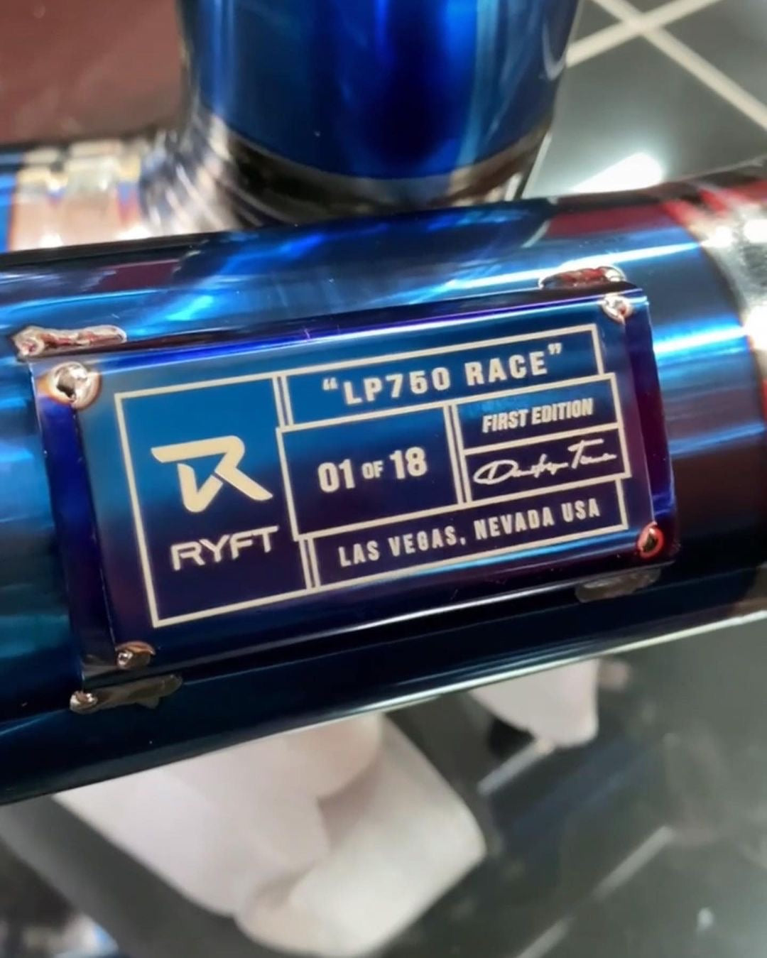Shop Now LAMBORGHINI AVENTADOR SV RYFT TITANIUM RACE EXHAUST - A1 ...