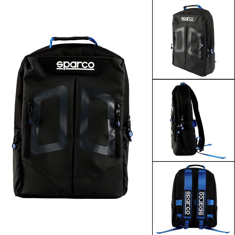 Sparco Motorsport Stage Black Rucksack 15L Fassungsvermögen für 15"Laptop Perfekt auch für die Schule!!