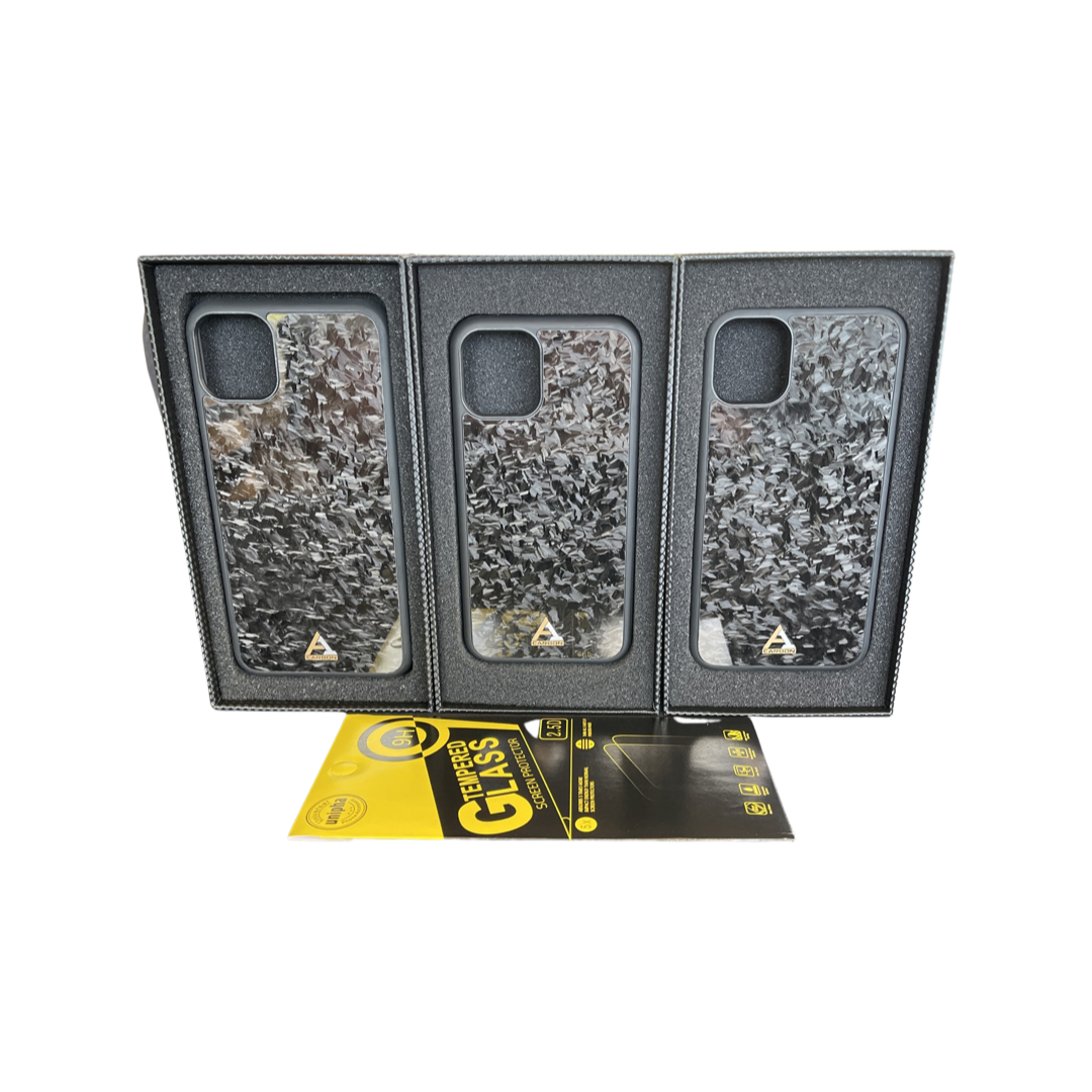 Hülle aus geschmiedeter Kohlefaser für iPhone 11 mit MagSafe für iPhone 11Pro 11Pro Max Hülle jetzt mit gratis Displayschutzfolie