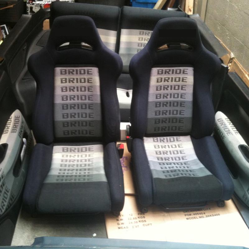 A1 Supercars Ultimate JDM Bride Car Seats Fabric | 1m X 1,6m| Bahan Buatan Jepang | Dekorasi Kursi Balap & Bucket Bergaya & Tahan Pudar | Hitam